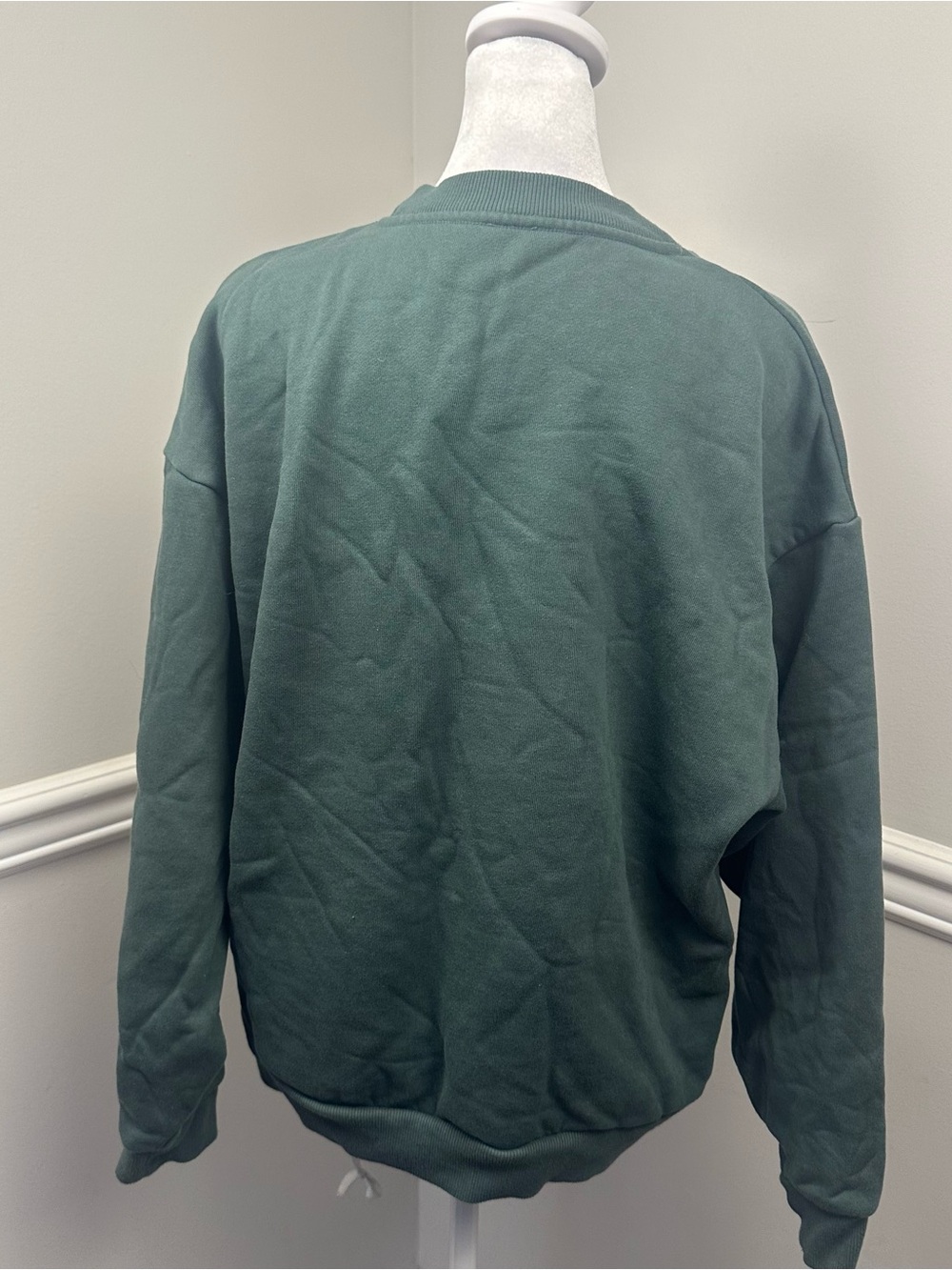 ALO Yoga Accolade Clover Green Crewneck Sweatshirt M - Picture 4 of 4